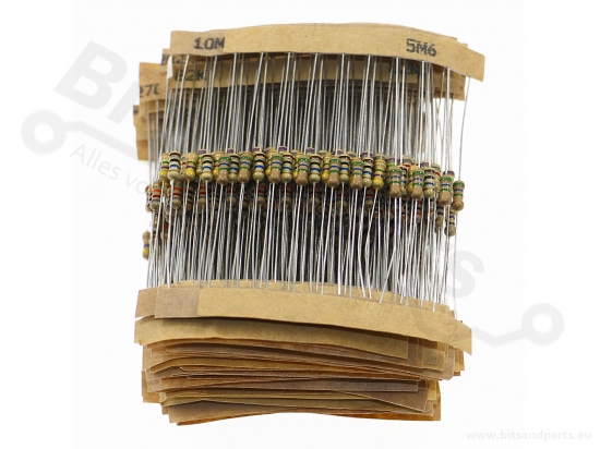 Carbon film resistor set 5% 560 pieces